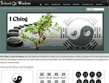 Tablet Screenshot of ichingwisdom.com